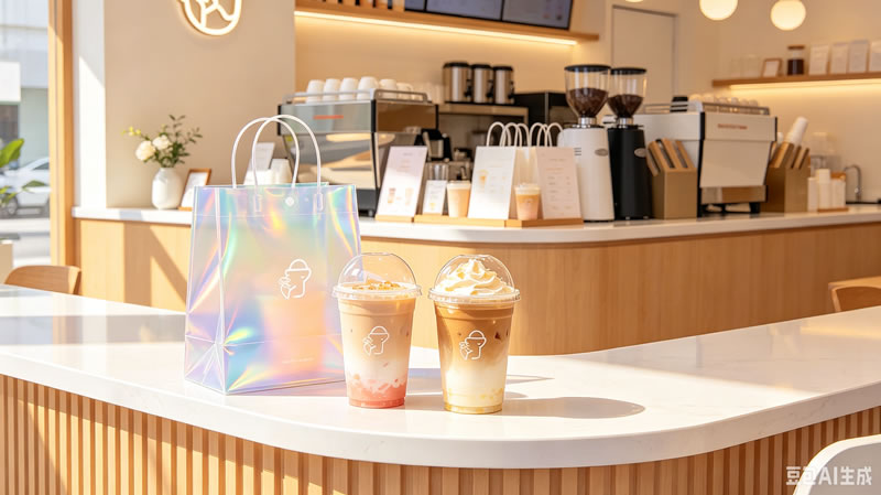 奶茶店PVC包装袋